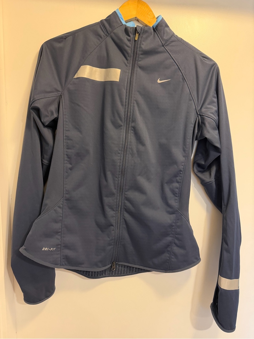 Nike Women's Blue Dri-FIT Full-Zip Jacket